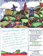 Télécarte  Téléfonica 900+100PTA  Felices Vacanciones 06/95  Vide TTB état **** - Collections