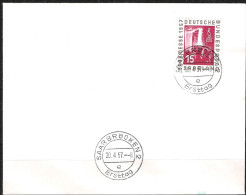 Saarland1957 FDC  MiNr.400 Internationale Saarmesse ( D 1921 ) - FDC