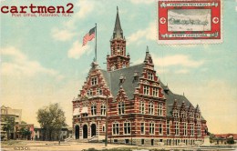 TIMBRE STAMP AMERICAN RED CROSS MERRY CHRISTMAS POST OFFICE PATERSON N.J. CROIX-ROUGE - Secourisme