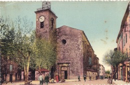 LE MUY L´église Et La Place Du Marché     Timbrée TTB - Le Muy