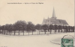 CPA - LACROIX SAINT OUEN (60) - Eglise Et Place De L'église - 1907 - Otros Municipios
