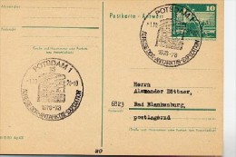 ANTARKTIS-EXPEDITION Potsdam 1978 Auf DDR P81A Antwort-Postkarte - Spedizioni Antartiche