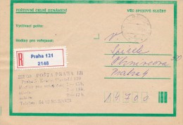 I0609 - Czechoslovakia (1989) 221 00 Praha 121 (postal Customs Announcement) - Cartas & Documentos