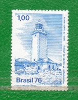 161 BRASIL 1976-- 300a. De La Ciudad De Laguna--Faro De Sta. María - Unused Stamps