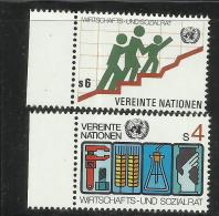UNITED NATIONS AUSTRIA VIENNA WIEN - ONU - UN - UNO 1980 Economic And Social Council (ECOSOC).  MNH - Ungebraucht