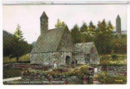 SAINT  KEVIN´S  KITCHEN  AND  ROUND  TOWER.   GLENDALOUGH    CPM  TBE 1L502 - Wicklow