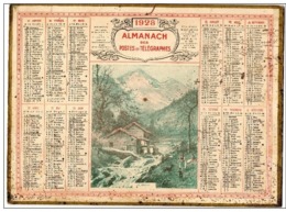 Almanach Des Postes Et Télégraphes 1928 Département Gard  - 6 Pages - Tamaño Grande : 1921-40