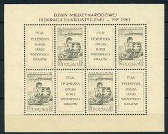 Poland 1962. - Mi. No. 1337, Kleinbogen, MNH. Interesting, 2 Scans. - Ongebruikt