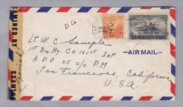 Kuba 1944-06-26 Zensurbrief Nach San Francisco USA - Storia Postale