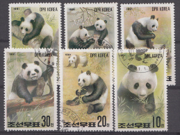 Animaux Nrd.Korea 1991 Oblitérés / Used / Gestempeld - Bären