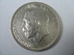 UK GREAT BRITAIN ENGLAND HALF CROWN  1916    SILVER COIN HIGH GRADE  KING GEORGE V LOT 9 NUM 4 - K. 1/2 Crown