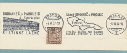 I2537 - Czechoslovakia (1937) Praha 25 (ch1): Mud Baths Bohdanec U Pardubic - For Diseases Of Joints, Nervous & Female - Bäderwesen