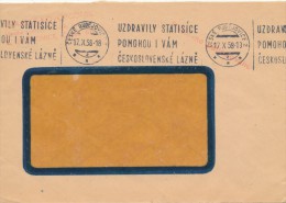 I2540 - Czechoslovakia (1958) Ceske Budejovice 2: Heal Yourself Hundreds Of Thousands - Even Help You - Czechoslovak Spa - Bäderwesen