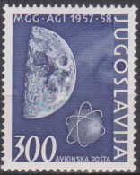 Yougoslavie N° PA 51 *** Année Géophysique Internationale - 1958 - Poste Aérienne