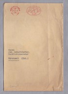 MOTIV BAU  Bedachung Eternit AG 1940-02-26 Niederurnen Firmenfreitempel Auf Streifband - Postage Meters