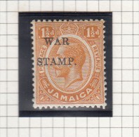 King George V - WAR STAMPS - 1916 - Jamaica (...-1961)