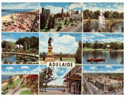 (PH 800) Postcard - Australia - SA - Adelaide 9 Views - Adelaide