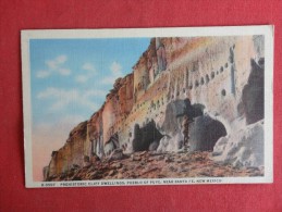 Fred Harvey  H 3507 ---    New Mexico > Santa Fe Cliff Dwellings 1943 Military Free Cancel   Ref 1293 - Santa Fe