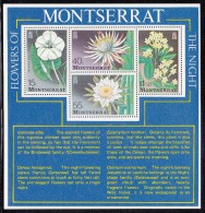 Montserrat MNH Scott #369a Souvenir Sheet Of 4 Different Flowers Of The Night - Montserrat