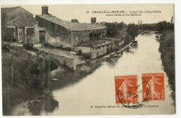 CHAILLE- LES- MARAIS. - Canal Des Cinq - Abbés Entre Aisne Et Le Sableau - Chaille Les Marais