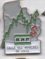 Beau Pin´s , Banque BNP , Salle Des Marchés De Lille - Banques