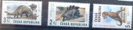 TCHEQUIE - REPUBLIQUE TCHEQUE Préhistoire, Animaux Préhistoriques. Yvert N° 40/42 MNH ** - Prehistorisch