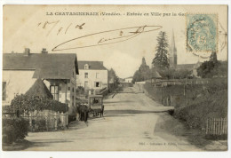 LA CHATAIGNERAIE. - Entrée En Ville Par La Gare - La Chataigneraie