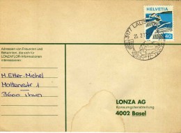 1613    Tarjeta Concurso LAUPEN 1974 Suiza - Covers & Documents