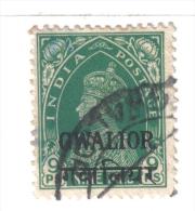 SS410 - GWALIOR   INDIA  : Giorgio VI  Yvert N. 87 - Gwalior