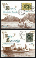 Hungary 1991. Ships Very Nice Commemorative Sheet Pair Special Catalogue Number: 1991/2-3 - Foglietto Ricordo