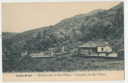 R R L  600 / CPA   BRESIL   -SANTOS-BRAZIL WATERWORKS AT RIO PILOES - Other