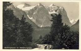 Haslibergstrasse Mit Wetterhorngruppe - 2 Scans - Hasliberg