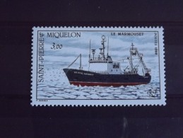 Saint Pierre Et Miquelon N°493 Neuf** Bateau Le Marmouset - Unused Stamps