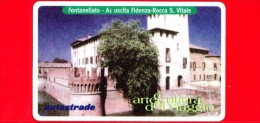 VIACARD - Serie Arte E Cultura Del Viaggio - Fontanellato - A1 Uscita Fidenza - Tessera N. 555 - 100.000 - Pub - 04.1999 - Sonstige & Ohne Zuordnung