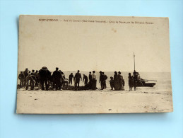 Carte Postale Ancienne : PORT-ETIENNE : Baie Du Lévrier, Coup De Senne Par Les Pêcheurs Bretons - Mauretanien