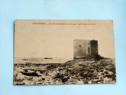 Carte Postale Ancienne : PORT-ETIENNE : Baie Du Lévrier, Le Blockhaus Et La Rade - Mauritanie