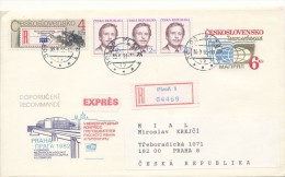 I2472 - Czech Rep. (1993) 301 00 Plzen 1 (parallel Use Of Stamps Of Czechoslovakia And The Czech!) - Lettres & Documents