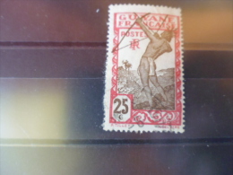 TIMBRE GUYANE   YVERT N°116 - Usati