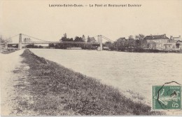 CPA - LACROIX SAINT OUEN (60) - Le Pont Et Le Restaurant Duvivier - 1907 - Otros Municipios