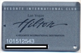 Hilton Casino, Las Vegas, NV, U.S.A., Older Used Slot Or Player´s Card, Hilton-4 - Casino Cards