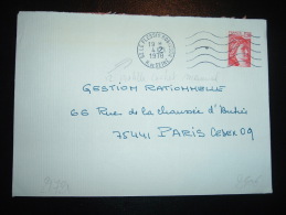 LETTRE TP SABINE DE GANDON 1,20F OBL.MEC. VARIETE 4-12-1978 LE PLESSIS-ROBINSON (92) - 1977-1981 Sabina Di Gandon