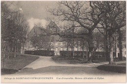 Abbaye De SAINT-SAUVEUR-le-VICOMTE - Vue D'ensemble. Maison Abbatiale Et Eglise - Etat SUPERBE [5045/S50] - Saint Sauveur Le Vicomte