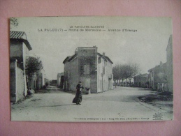 CP LA PALUD N°7 ROUTE DE MARSEILLE AVENUE D ORANGE- ECRITE EN 1915 - Lapalud