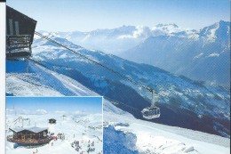 NENDAZ AU PLAN DU FOU VUE SUR LES DENTS DU MIDI - Nendaz