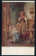 Hans Zatzka. Im Versteck. - W.R.B.&Co. W. III Galerie Wiener Kunstler Nr. 635. ---- Postcard Not Traveled - Zatzka