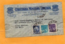 Brazil 1937 Air Mail Cover Mailed To USA - Storia Postale