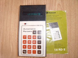 Calculatrice Rockwell 14RD-II, Automatic Percent , Japon, Descriptif Dessous - Otros & Sin Clasificación