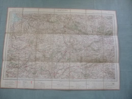Carte D'Etat-Major Entoilée  : ALENCON - 1/200 000ème - 1894. - Topographische Karten