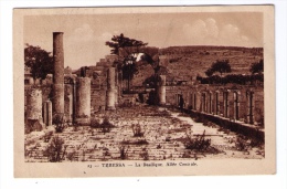 CPSM Algérie, Tébessa, Basilique, Allée Centrale, Phot. Albert, Alger - Tebessa