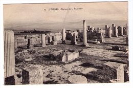 CPA Algérie, Tébessa, Ruines De La Basilique, Collection Idéale P. S., 23 - Tebessa